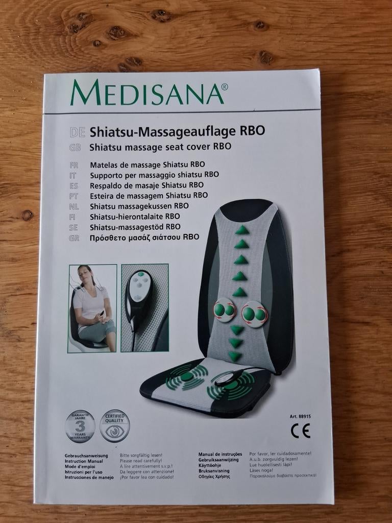 Medisana Shiatsu massagekussen RBO, Ophalen of Verzenden, Massagestoel of Kussen