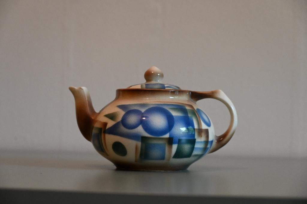 Vintage antieke theepot, Antiek en Kunst, Antiek | Keramiek en Aardewerk, Ophalen