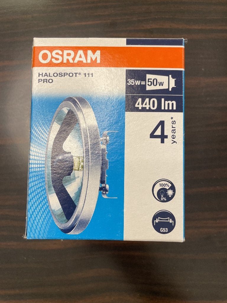 Osram Halogeen Spot 35W= 50W 12V 24 | 1 stuk, Ophalen of Verzenden, Nieuw, Plafondspot of Wandspot