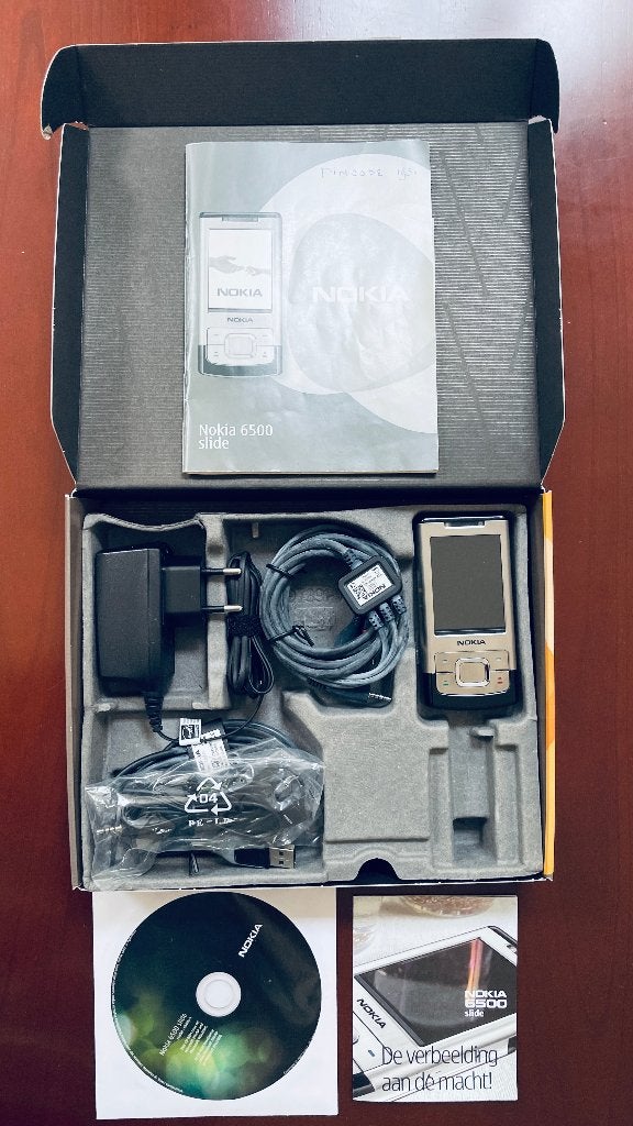 Nokia 6500 Slide Silver - compleet in doos met alle acc., Ophalen of Verzenden, Zilver, Schuifmodel