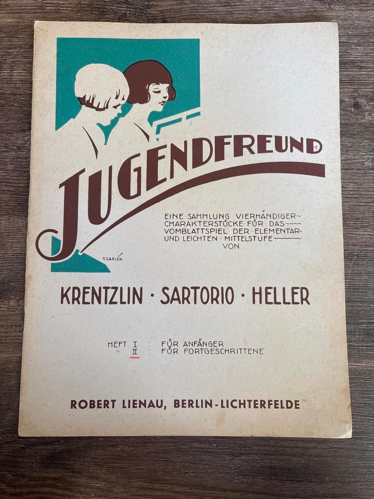 Jeugdfreund Heft II bladmuziek, Muziek en Instrumenten, Bladmuziek, Gebruikt, Klassiek, Overige soorten, Ophalen of Verzenden