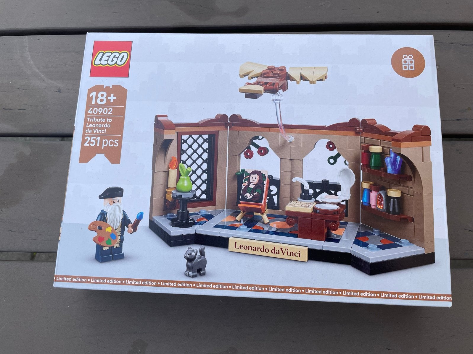 LEGO 40592 Tribute to Leonardo da Vinci Limited Edition, Ophalen of Verzenden, Nieuw, Overige merken