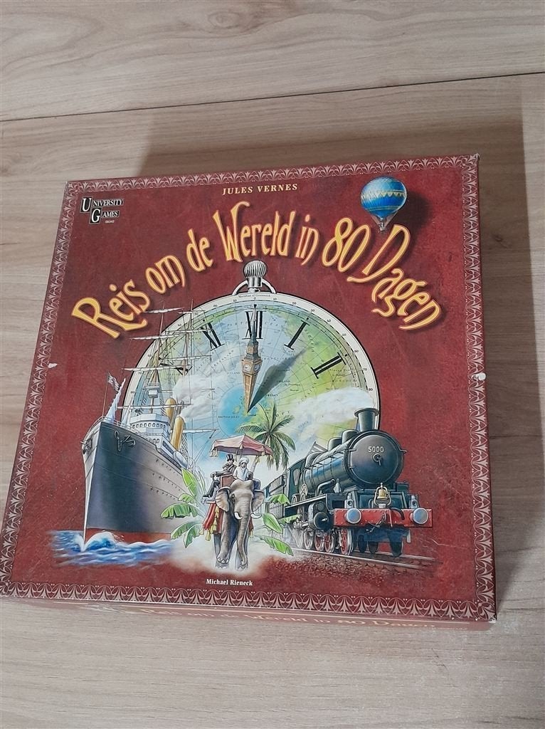 reis om de wereld in 80 dagen - s5432, Hobby en Vrije tijd, Gezelschapsspellen | Bordspellen, Verzenden, Zo goed als nieuw