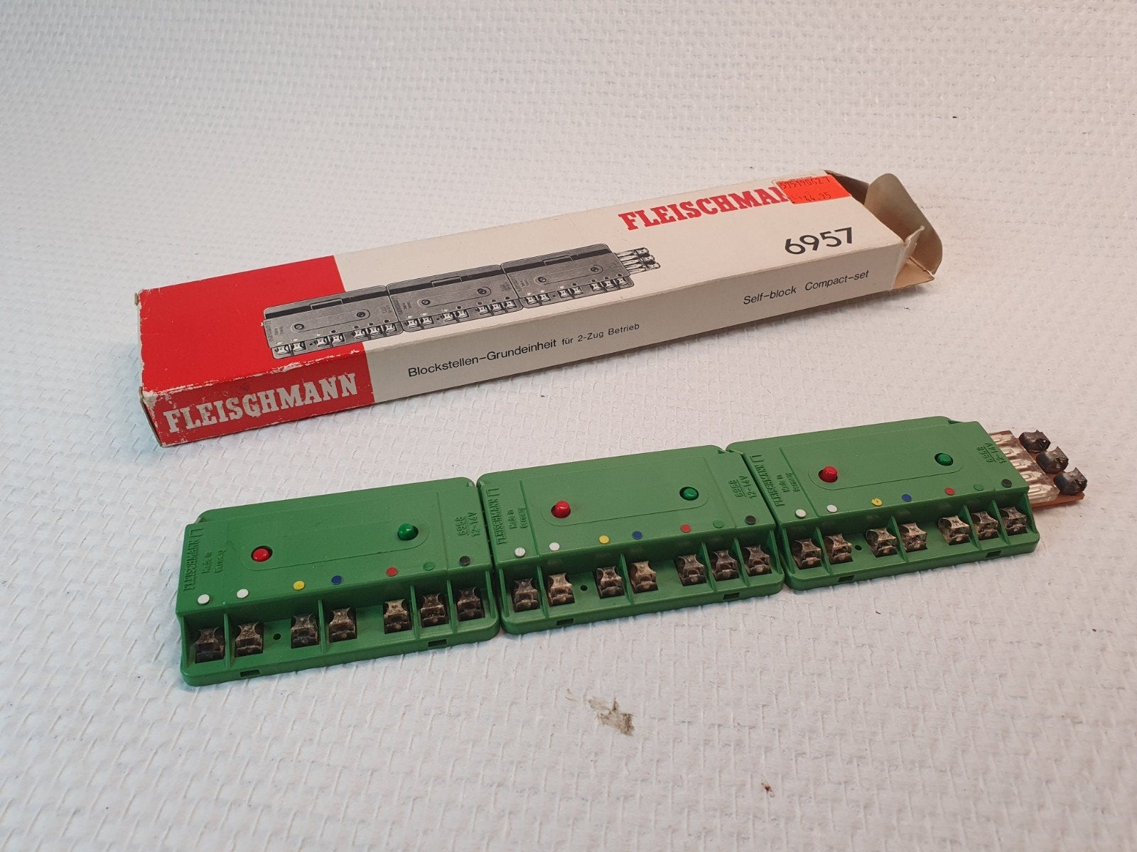 Fleischmann Bloksysteem 6957 in originele verpakking, Gebruikt, Gelijkstroom, Fleischmann, Overige typen