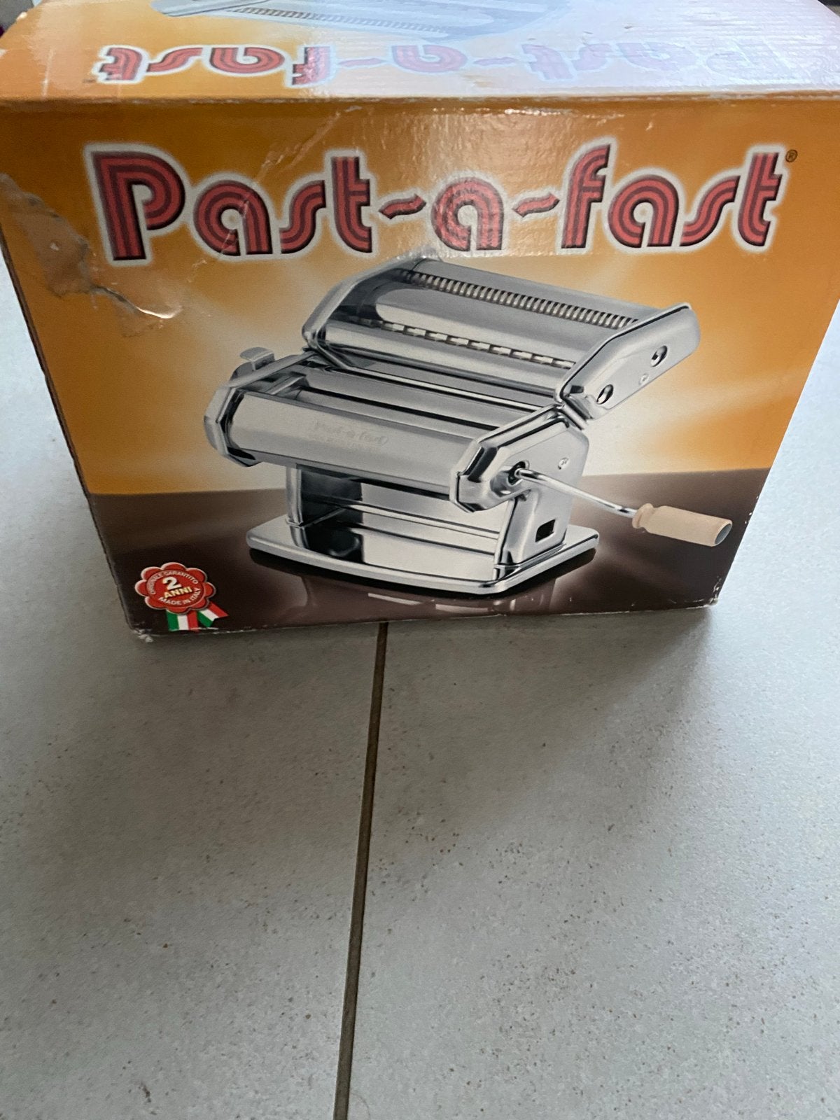 Pastamachine Past-a-fast - Zo goed als nieuw, Zilver, Ophalen of Verzenden, Zo goed als nieuw, Metaal