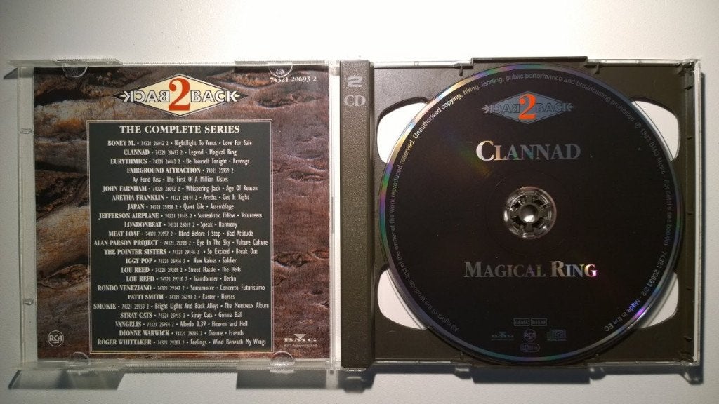 Clannad - Legend & Magical Ring, Ophalen of Verzenden, 1990 - 1999, Zo goed als nieuw