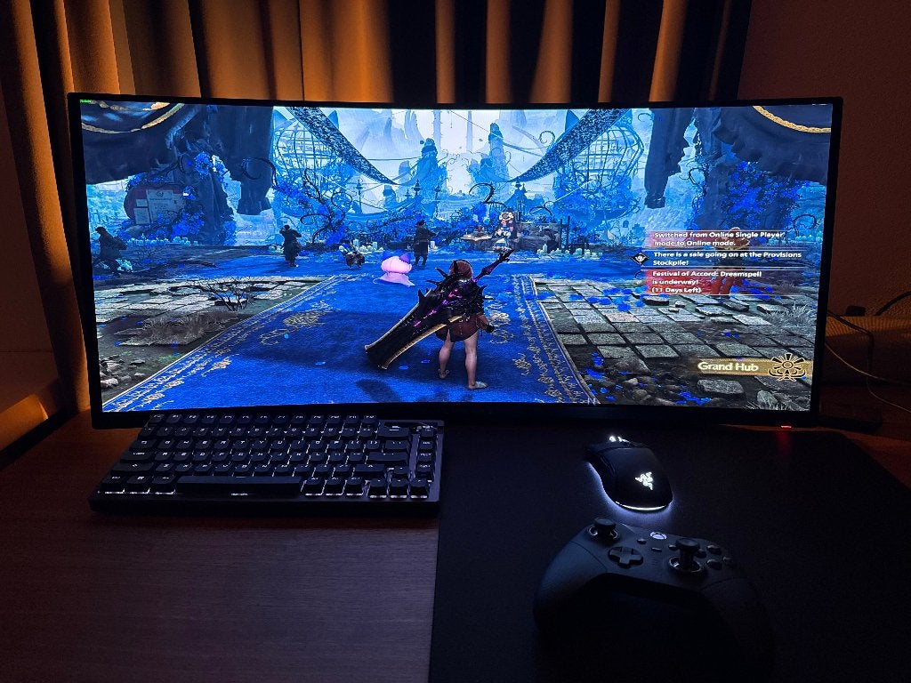 Alienware 34 gebogen QD-OLED gamingmonitor - AW3423DWF, Computers en Software, 34.18", Hoofdtelefoonaansluiting, Alienware, Minder dan 1 ms