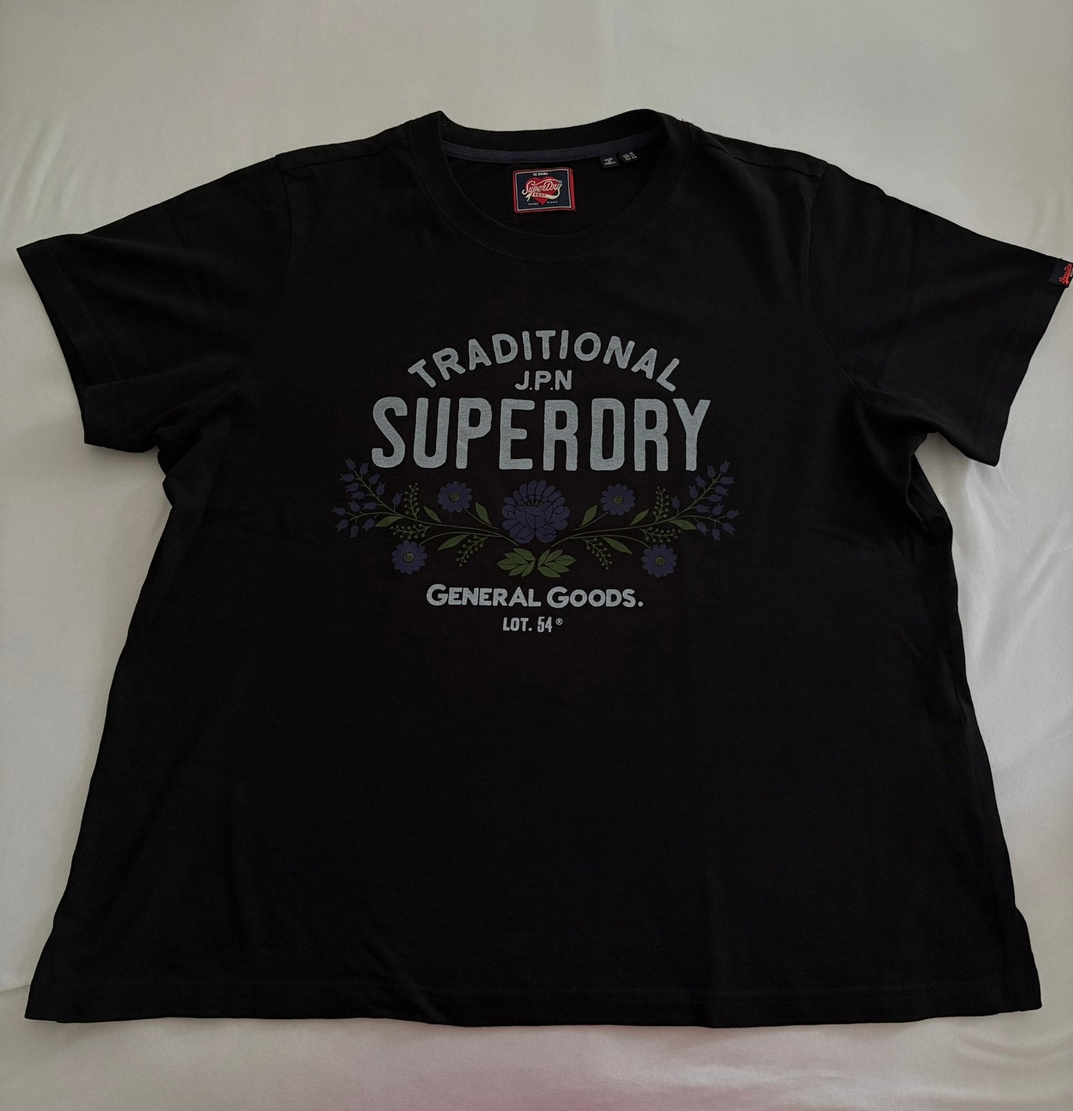 Superdry Dames T-shirt maat 44, Kleding | Dames, T-shirts, Zwart, Maat 42/44 (L), Ophalen of Verzenden, Zo goed als nieuw