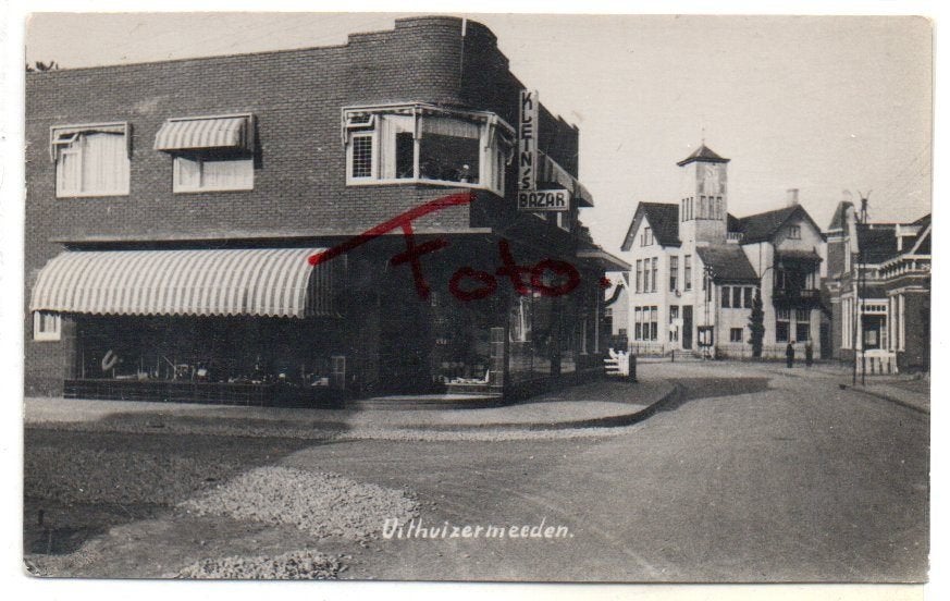 FOTOKAART Uithuizermeeden, Ophalen, Voor 1920, Gelopen, Groningen