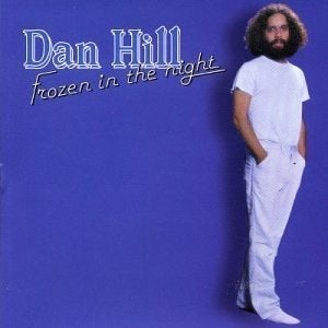 Dan hill ‎  frozen in the night  lp, Gebruikt, 1980 - 1989, 12 inch, Inclusief binnenhoes