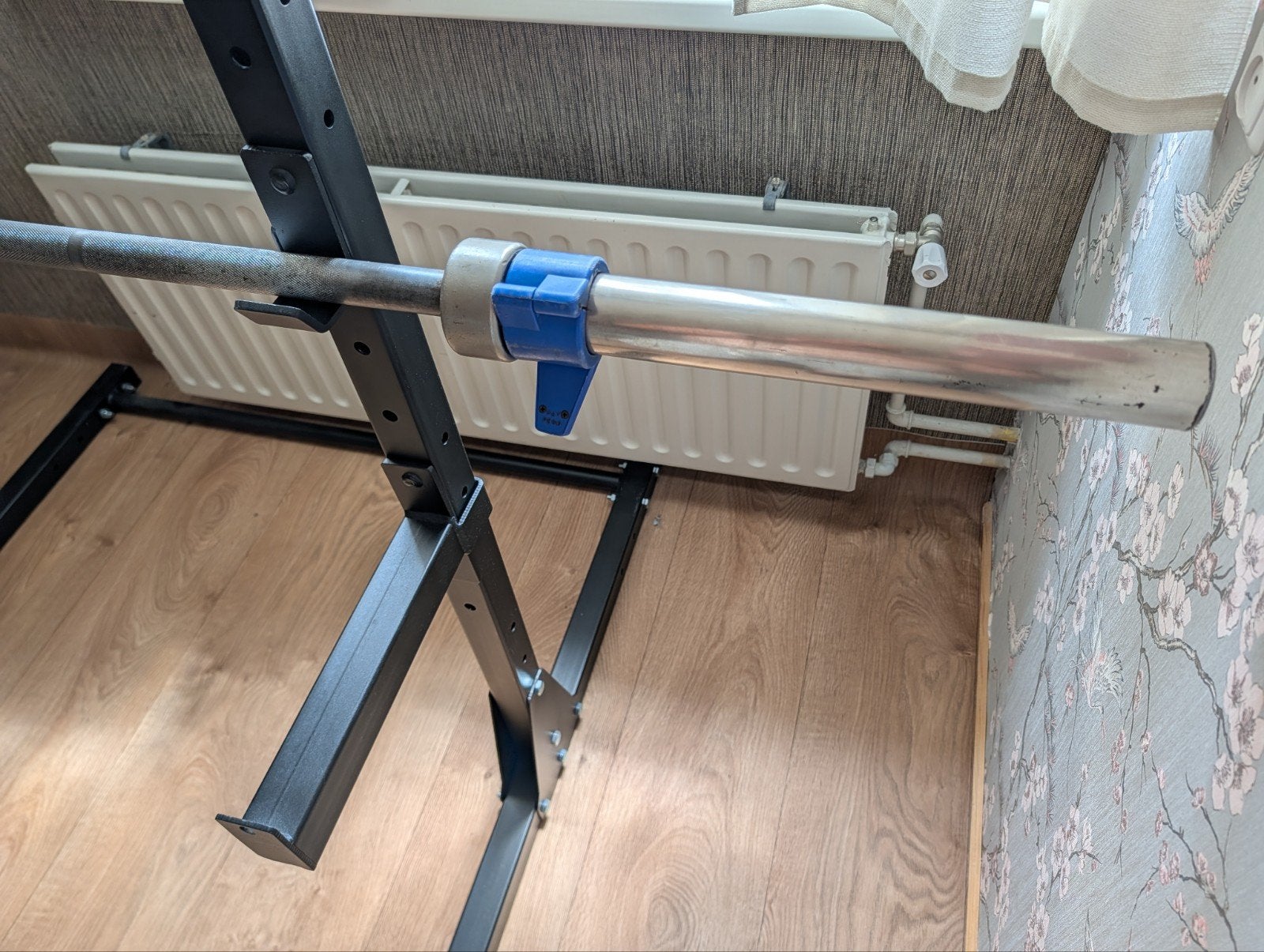 Olympische halterstang 50mm 220cm 20kg, Sport en Fitness, Fitnessmaterialen, Ophalen, Zo goed als nieuw, Halterstangen