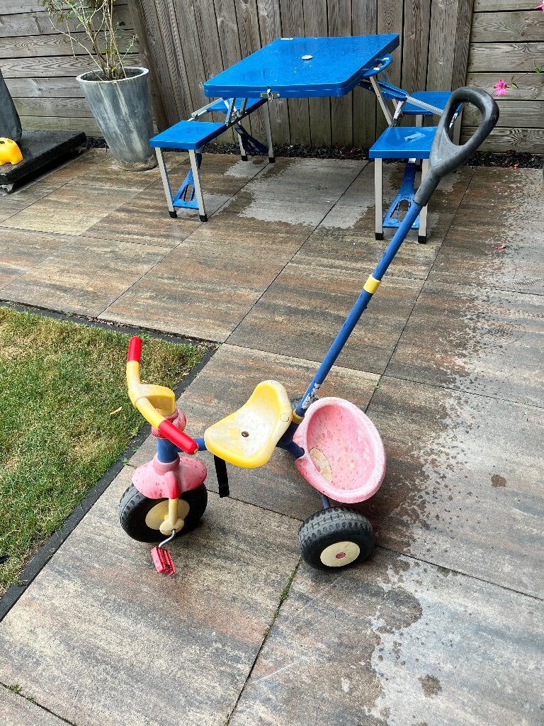 Gratis driewieler!, Fietsen en Brommers, Fietsen | Driewielers, Ophalen, Gebruikt, Duwstang