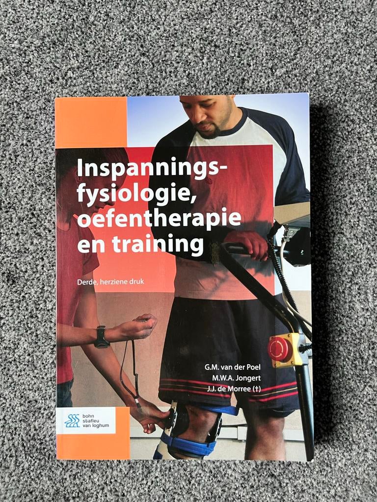 Inspanningsfysiologie, oefentherapie en training - Nieuw, Ophalen of Verzenden, Beta, Zo goed als nieuw, HBO