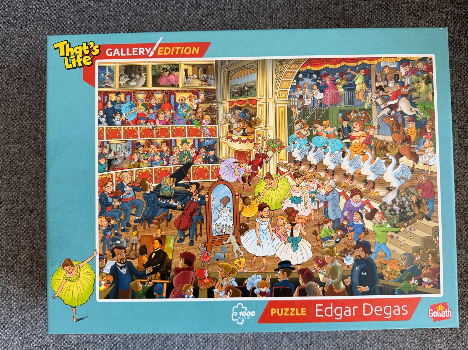 That's Life Gallery, Edgar Degas 1000 stukjes legpuzzel, Ophalen of Verzenden, 500 t/m 1500 stukjes, Nieuw, Legpuzzel