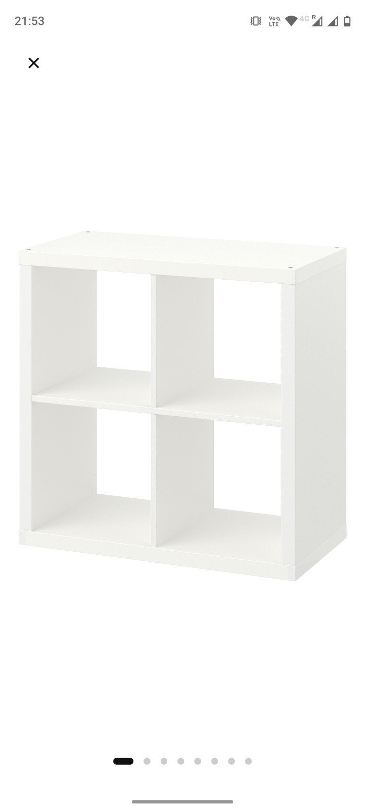 IKEA Kallax Kast 2x2 Wit - Zo goed als nieuw, Ophalen, Zo goed als nieuw