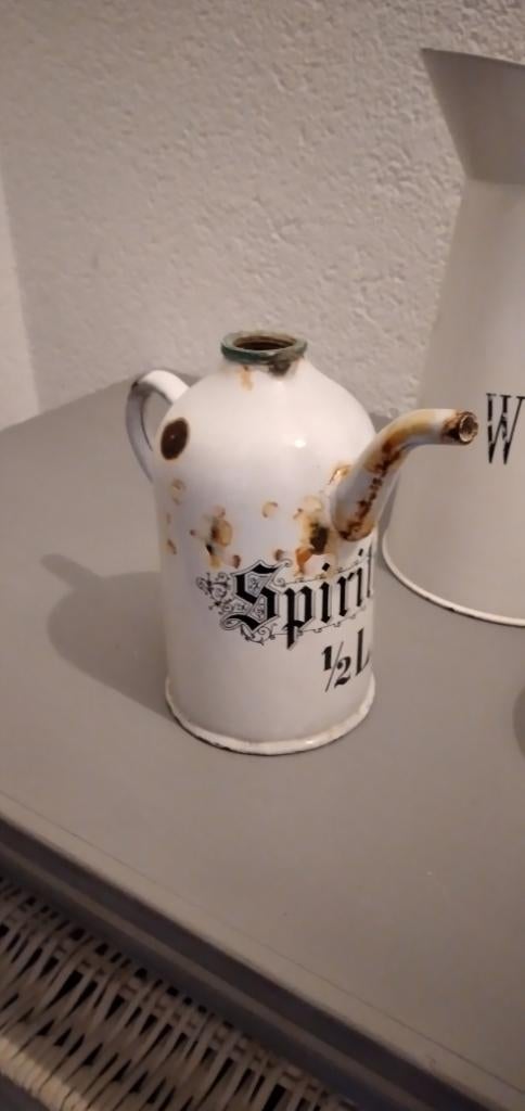 Emaille spirituskan, Antiek en Kunst, Antiek | Emaille, Verzenden