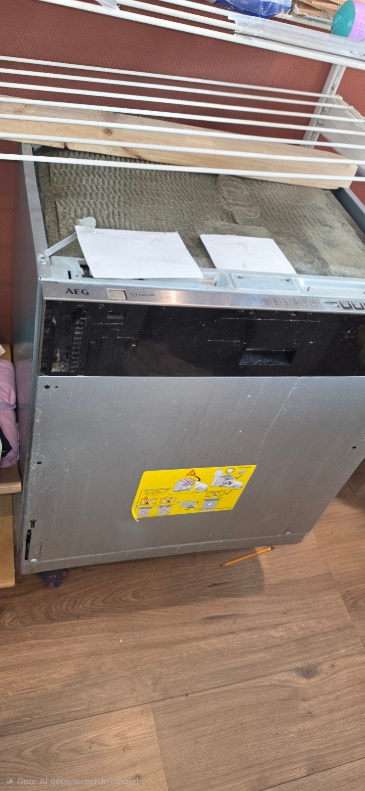oud ijzer, afwasmachine, Ophalen
