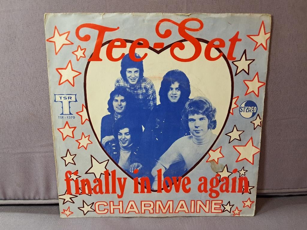 45t. 70's rock. tee set. finally in love again. ex, Ophalen of Verzenden, Gebruikt, Pop