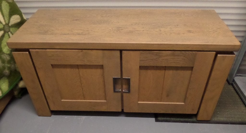 Set bks kasten en tafels, Huis en Inrichting, Kasten | Dressoirs, Ophalen, Gebruikt, Met deur(en), Eikenhout
