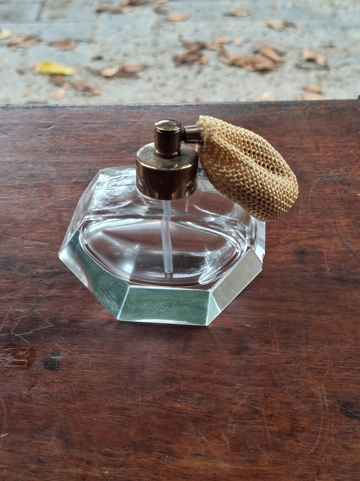 Vintage Kristallen Parfumverstuiver, Antiek en Kunst, Ophalen of Verzenden