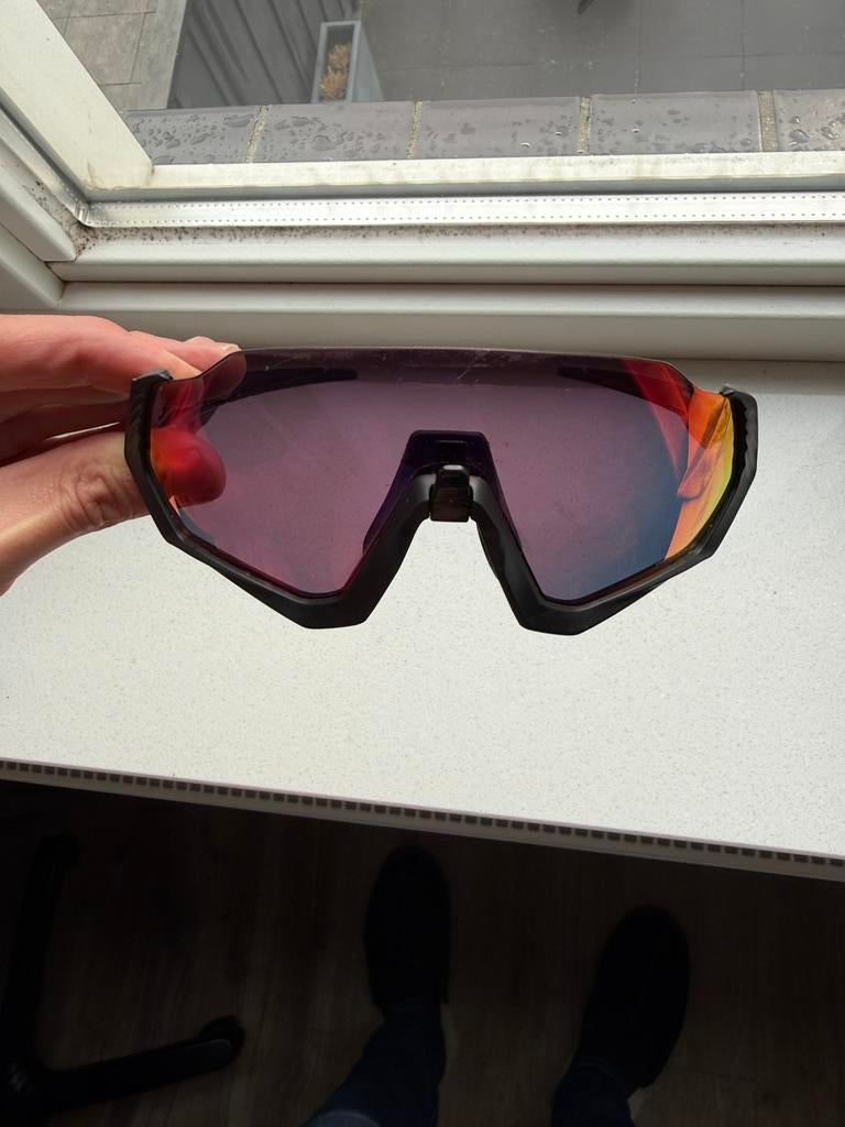 Oakley flight jacket bril, Sieraden, Tassen en Uiterlijk, Zonnebrillen en Brillen | Heren, Ophalen of Verzenden, Zo goed als nieuw