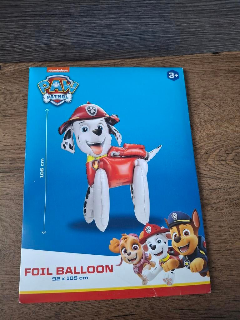 Helium ballon paw patrol Marschall nieuw, Ophalen of Verzenden, Nieuw, Versiering, Verjaardag