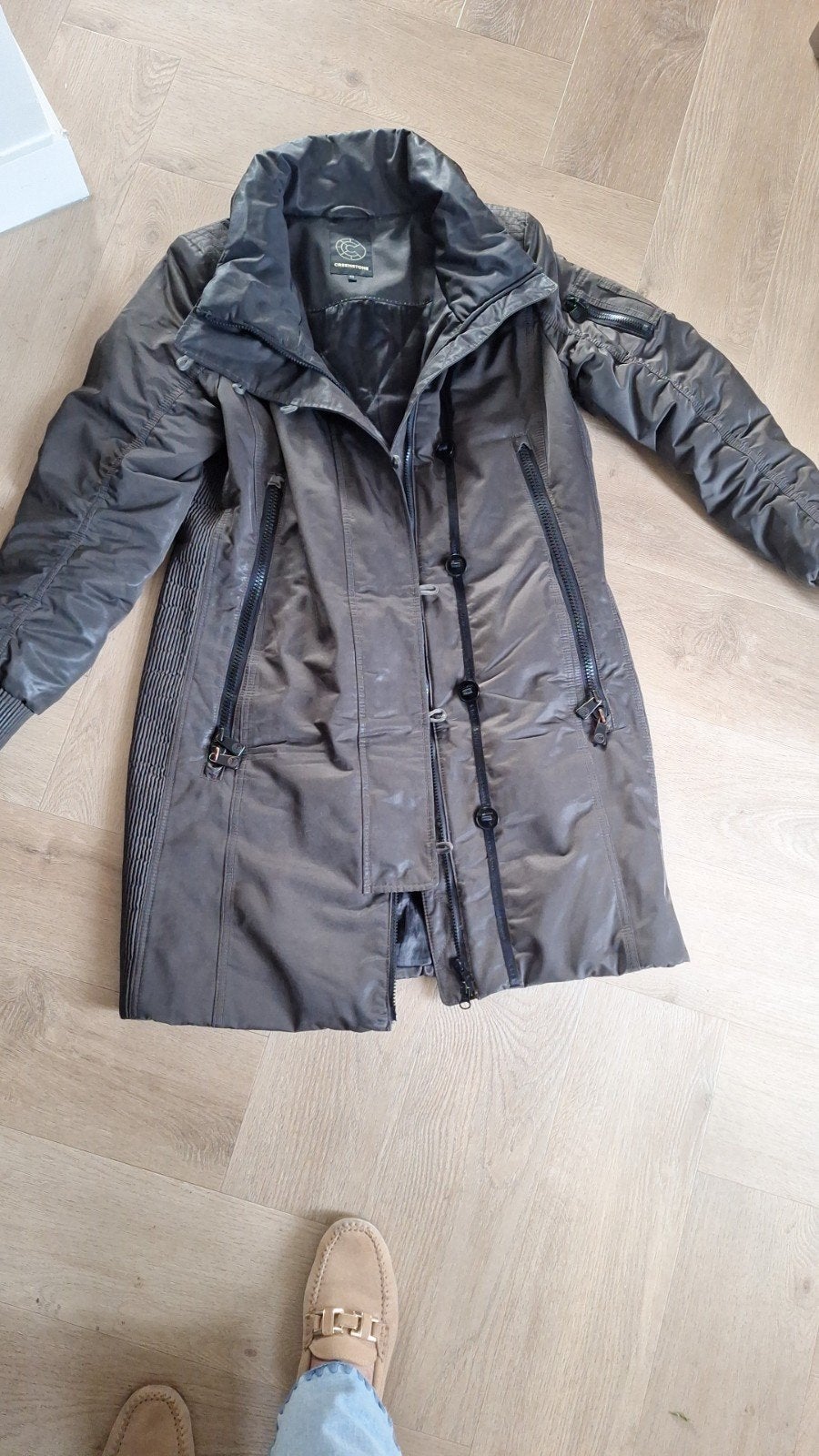 Creenstone winterjas maat 40 - Zo goed als nieuw, Kleding | Dames, Maat 38/40 (M), Bruin, Creenstone, Ophalen of Verzenden