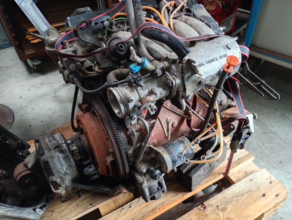 B-motor met versnellingsbak (Saab 900 EMS), Ophalen, Saab