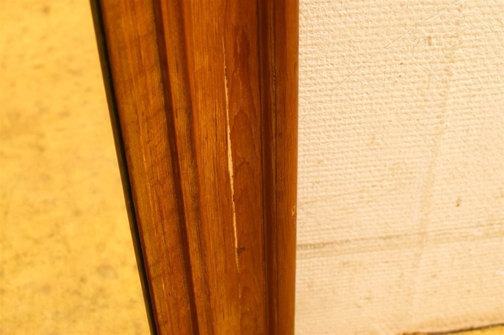 Houten Wandspiegel 46910, Huis en Inrichting, Minder dan 50 cm, Gebruikt, Ophalen of Verzenden, Minder dan 100 cm