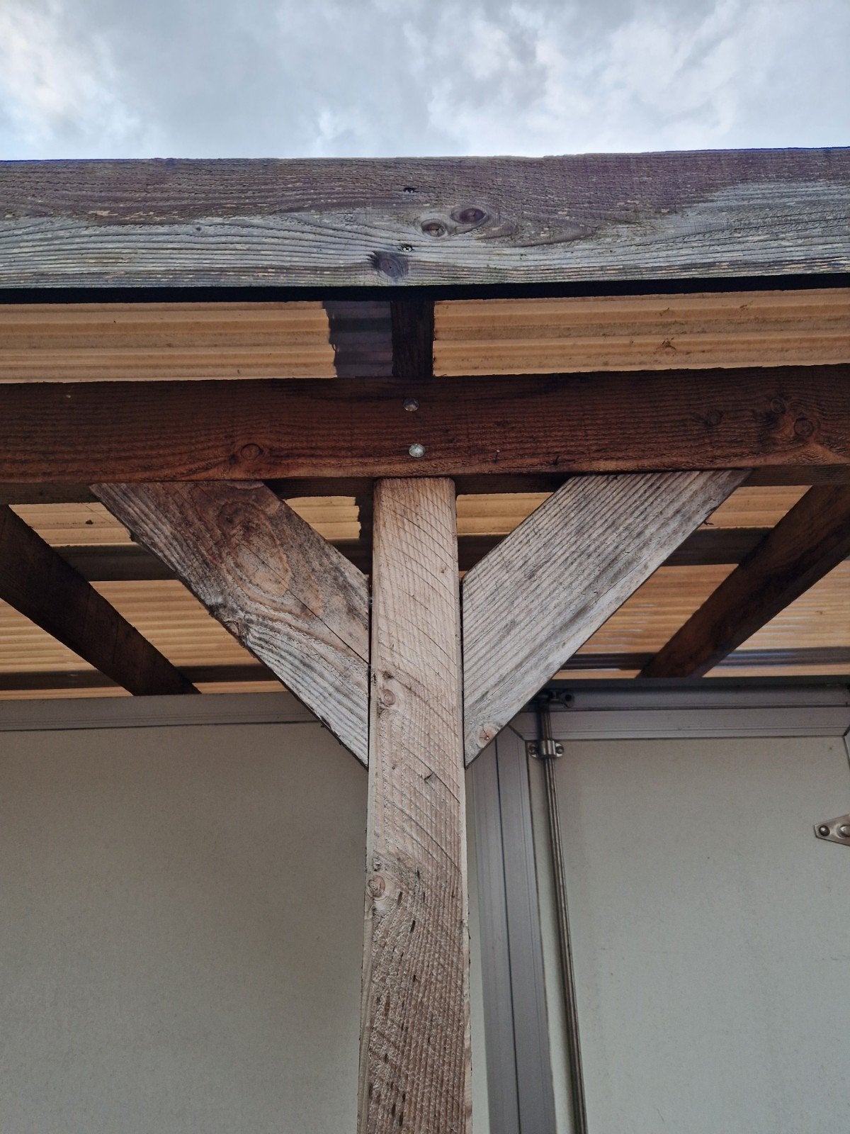 Carport (Douglas) 3x5 meter, Tuin en Terras, Ophalen, Gebruikt, Carport