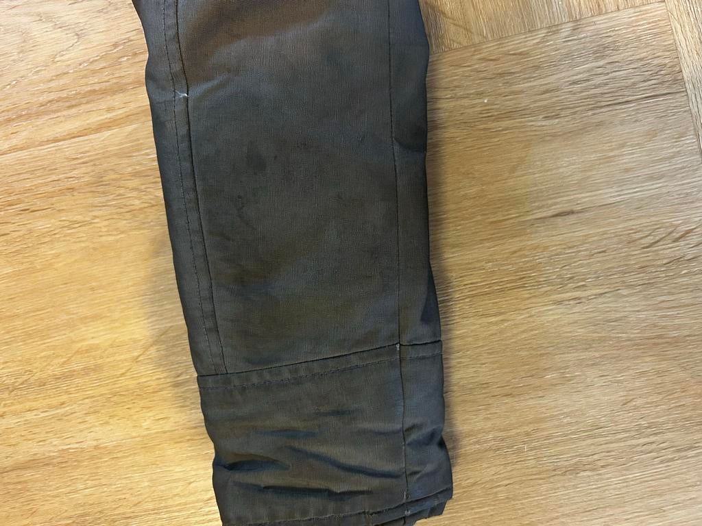 Donkergrijze Woolrich winterjas met capuchon - Maat M, Ophalen of Verzenden, Gedragen, Maat 38/40 (M), Grijs