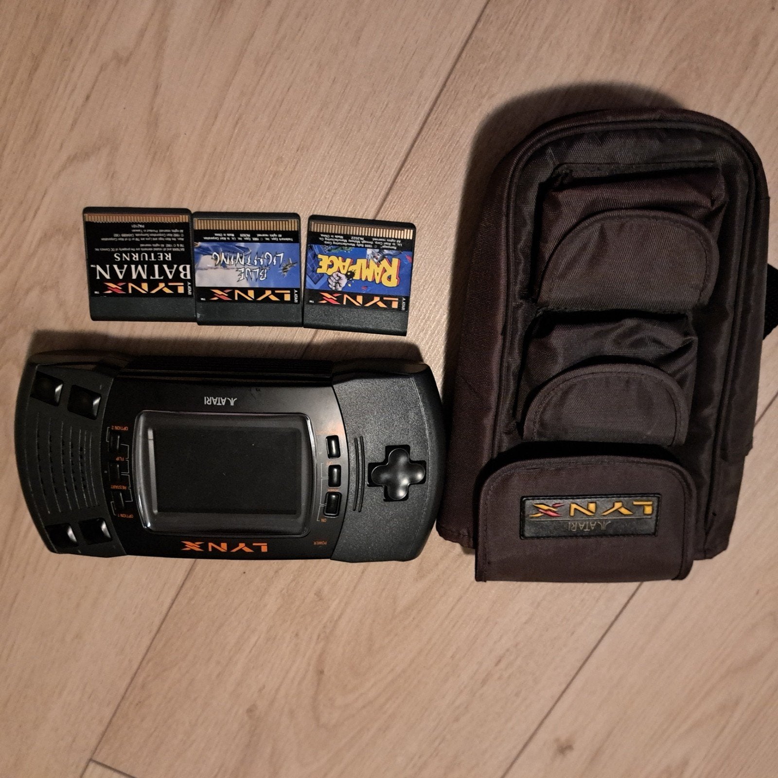 Atari Lynx met 3 games en beschermhoes, Ophalen of Verzenden