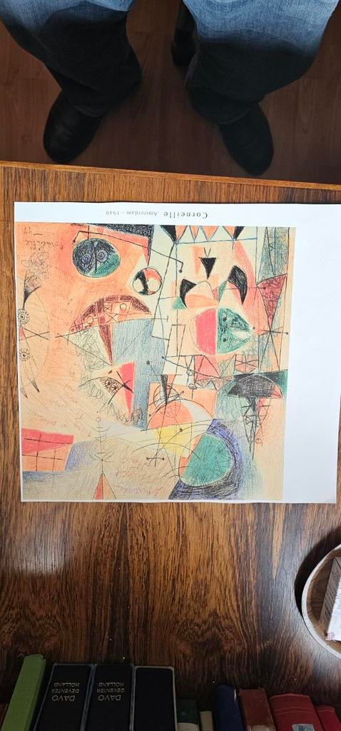 Corneille tekening Amsterdam 1949, Verzenden