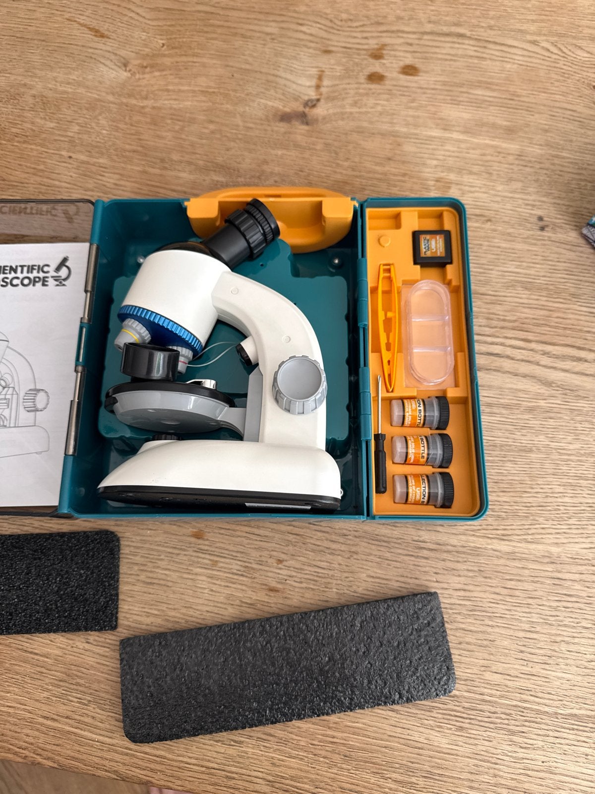 Microscoop Set voor Kinderen, Ophalen, Zo goed als nieuw, Minder dan 400x, Biologische microscoop