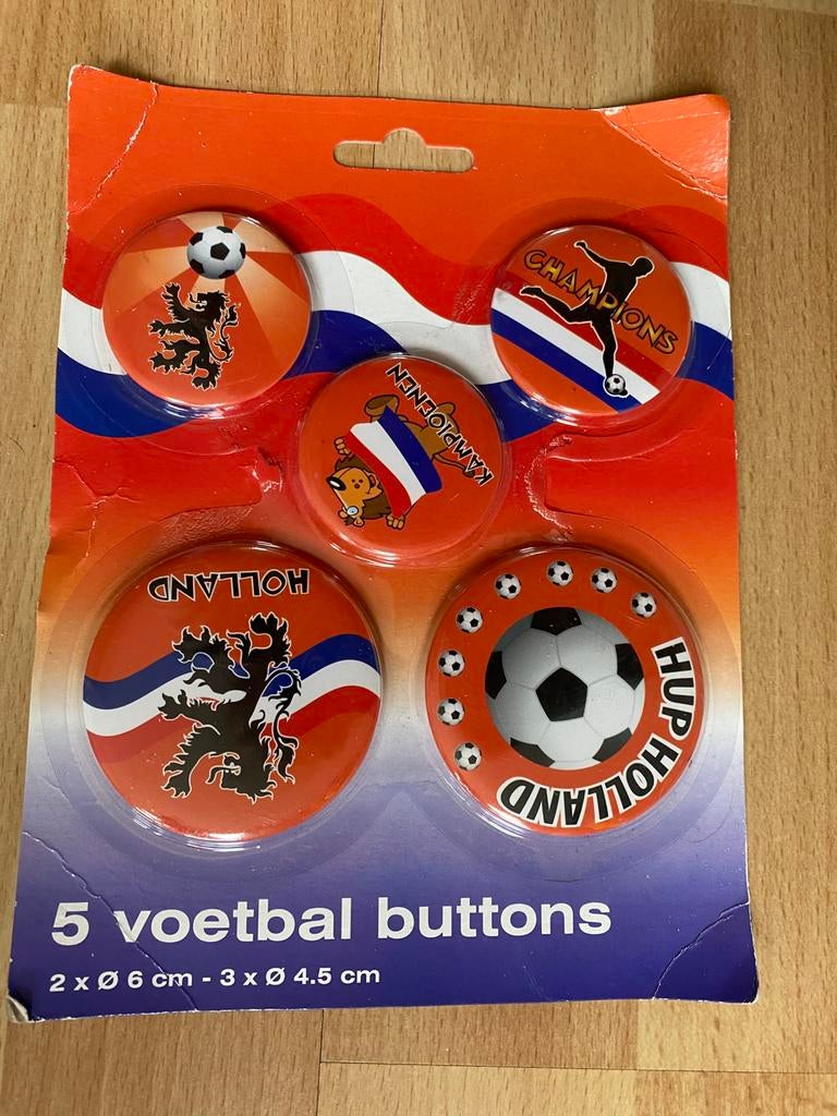 VOETBAL BUTTONS, Ophalen of Verzenden, Zo goed als nieuw, Sport