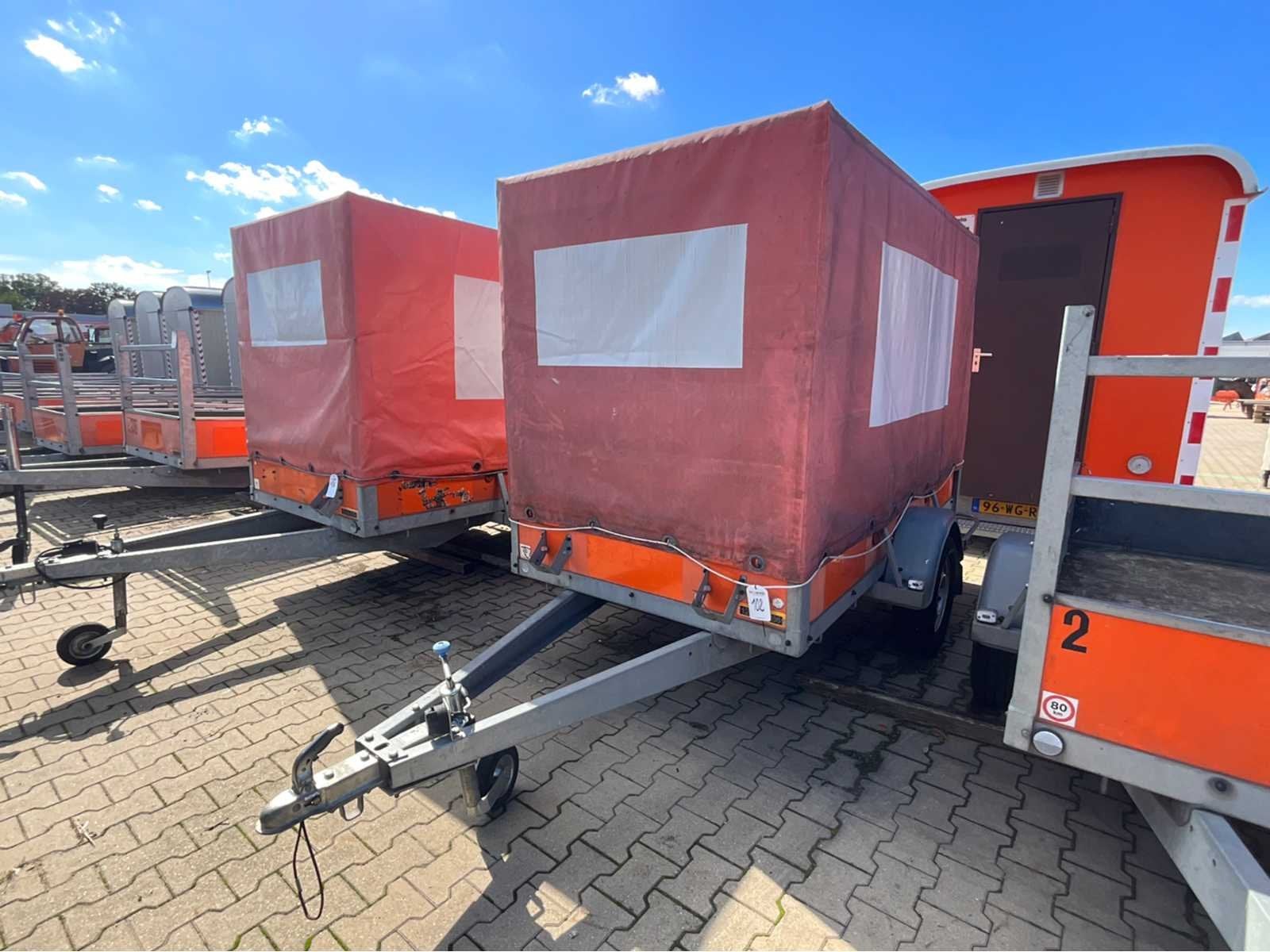 2015 Atec EO1300 Huifaanhangwagen, Gebruikt