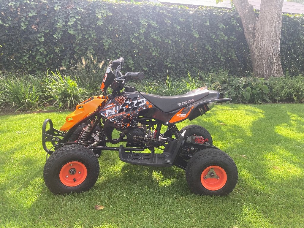 Mini quad, Fietsen en Brommers, Minibikes, Midibikes en Pitbikes, Ophalen, Gebruikt, Overige typen, Nitro Motors