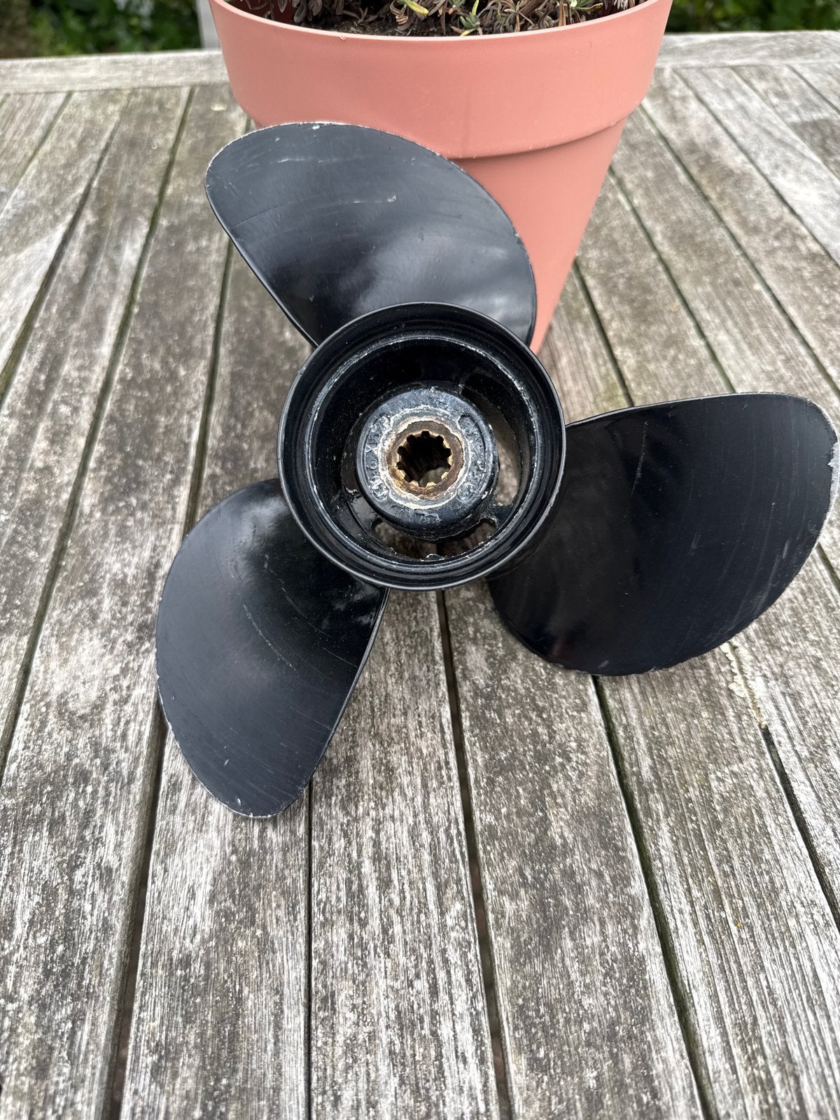 Mercury 25 pk schroef - Zwart, 3-blads, Ophalen of Verzenden, Gebruikt, Motor en Techniek