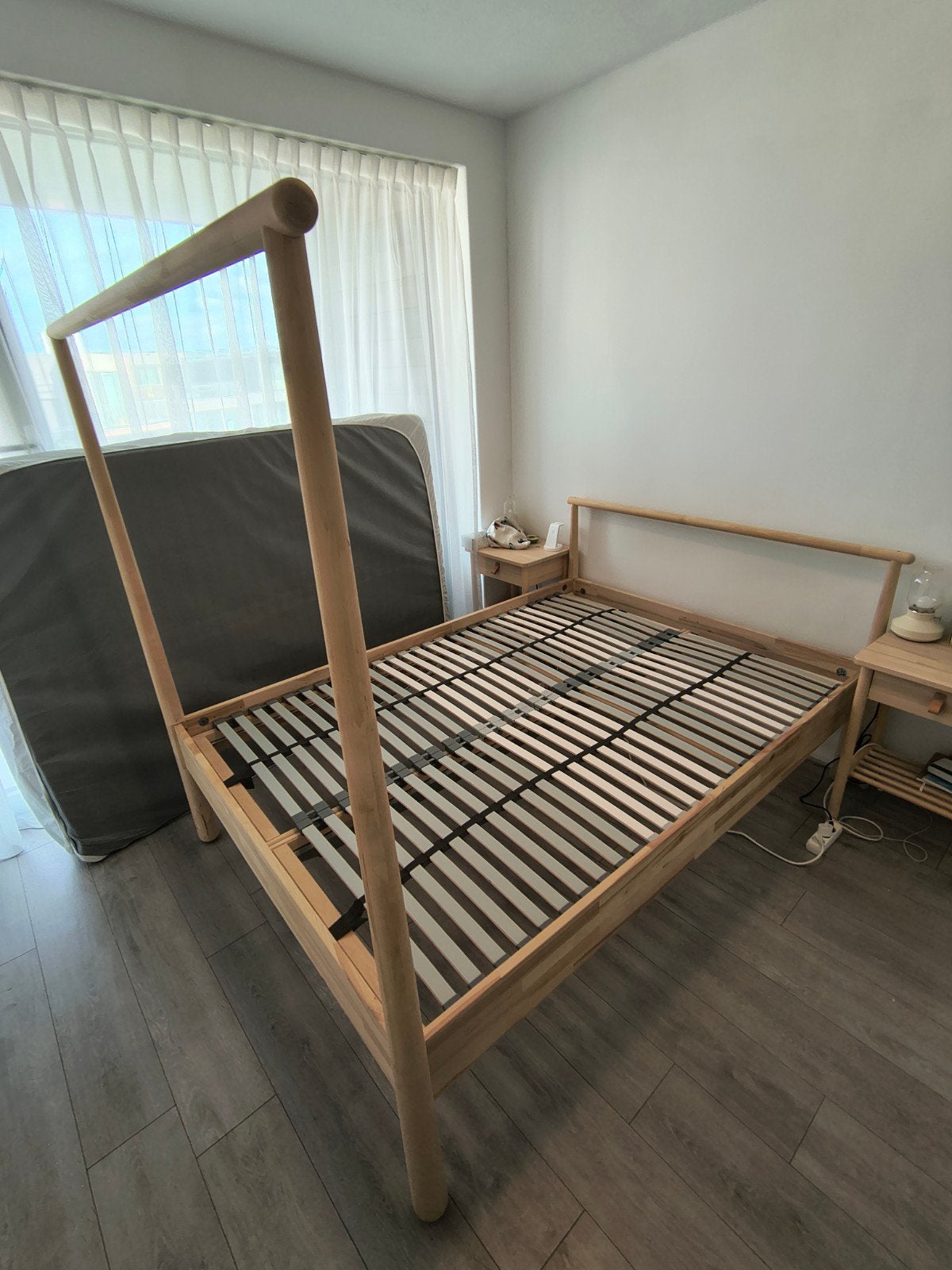 Ikea GJORA bedframe, Huis en Inrichting, Ophalen, Gebruikt, Tweepersoons, 140 cm