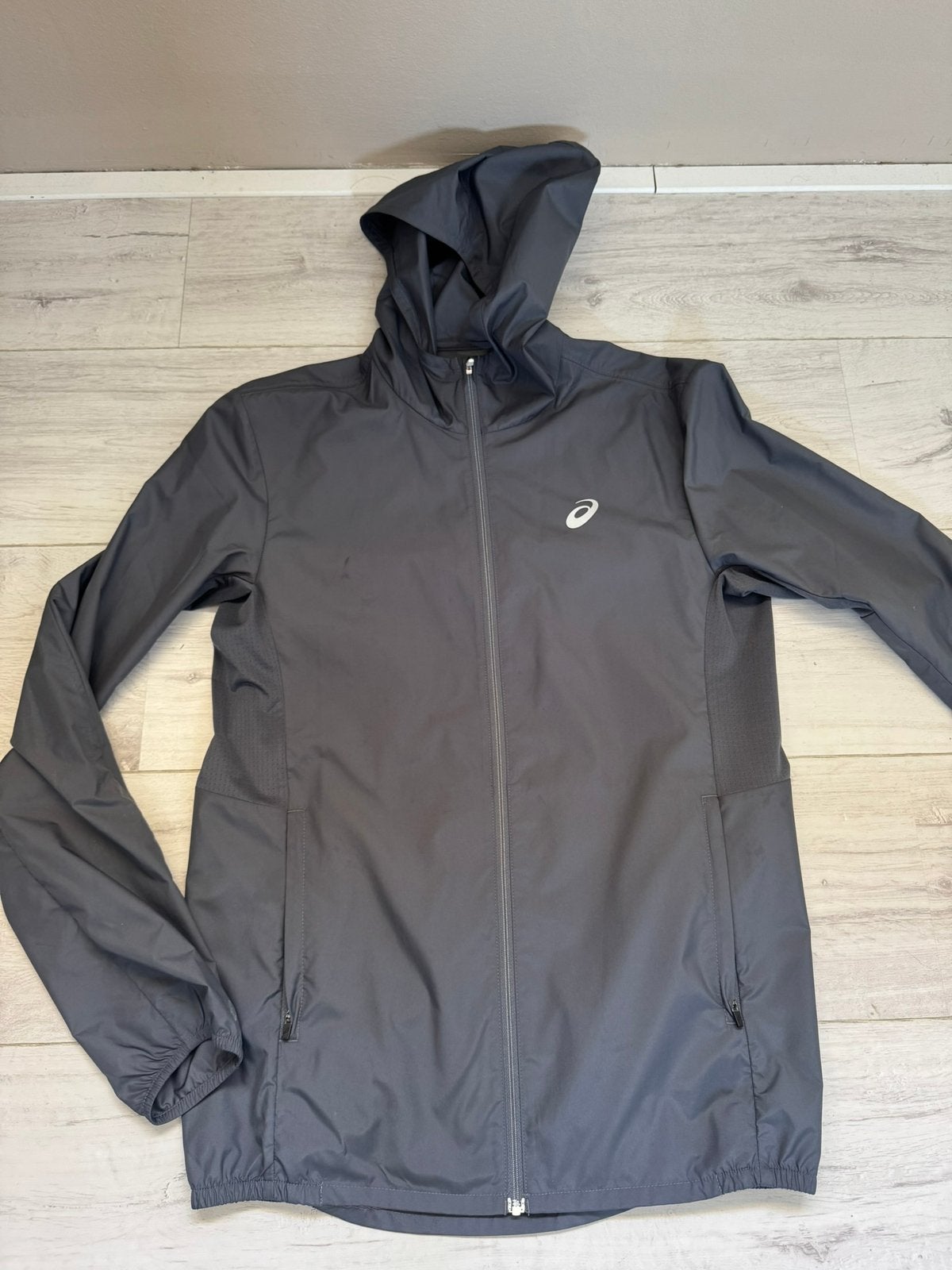 Asics vest heren, Ophalen of Verzenden, Zo goed als nieuw, Maat 46 (S) of kleiner, Grijs