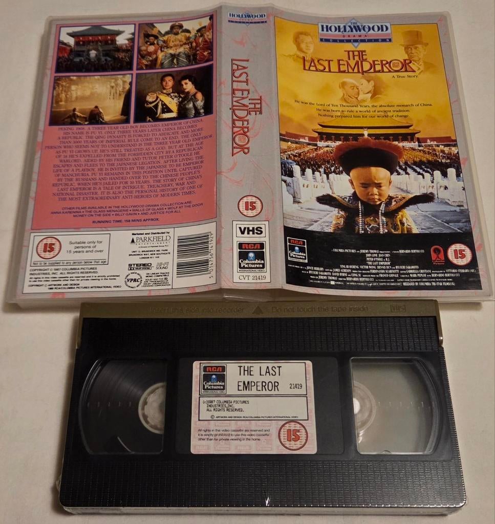 The Last Emperor Sealed VHS Classic, Cd's en Dvd's, VHS | Film, Alle leeftijden, Ophalen of Verzenden, Nieuw in verpakking, Actie en Avontuur