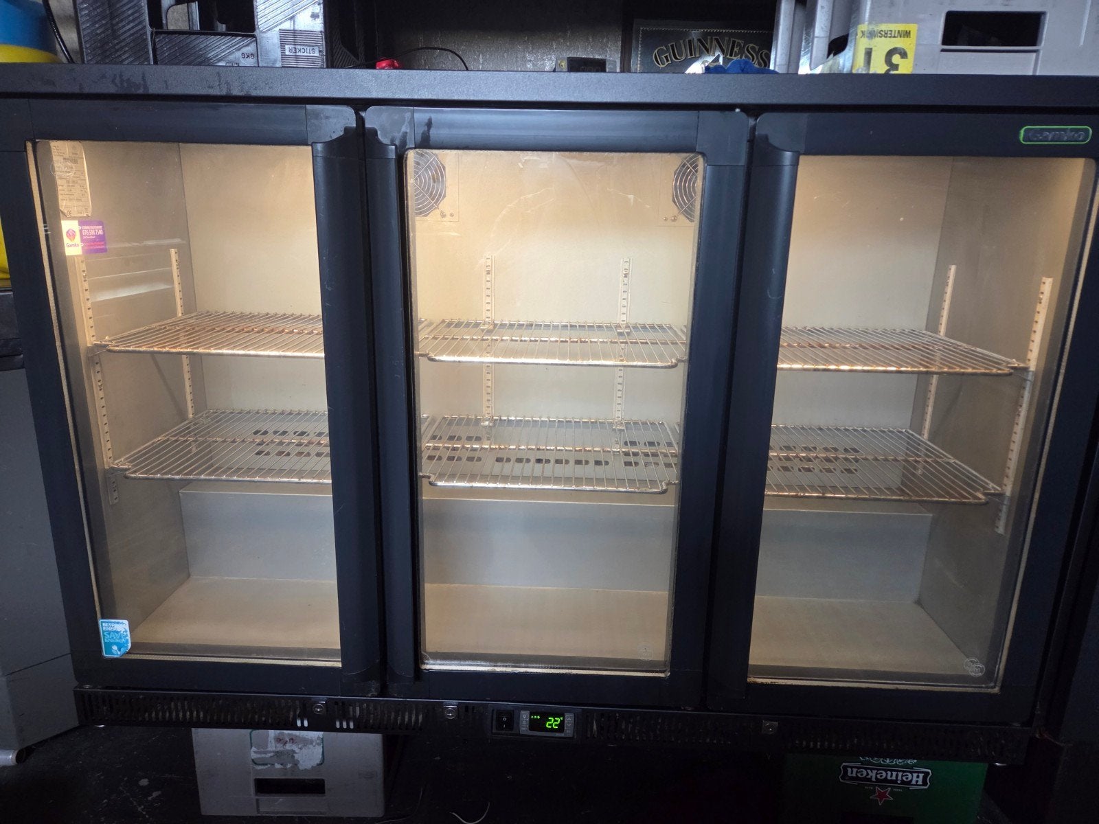 gamko barkoeling 3 deurs horeca mancave koeling koelkast, Ophalen of Verzenden, Gebruikt, Overige merken