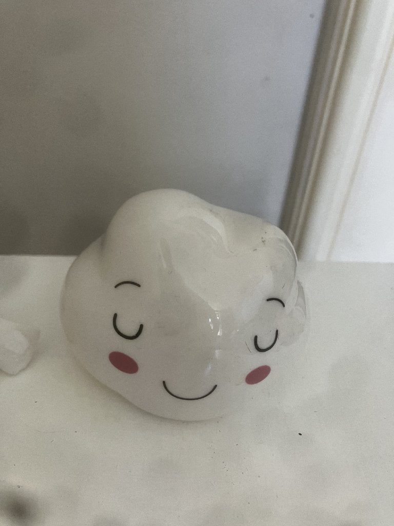 Leuke kleine droomwolk spaarpot, Ophalen of Verzenden, Zo goed als nieuw, Steen, Aardewerk of Keramiek, Overige thema's