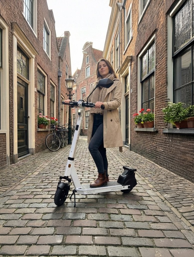 Selana Alpha e-step | RDW gekeurd | Legaal | Moonlight White, Ophalen of Verzenden, Nieuw, Elektrische step (E-scooter), Selana
