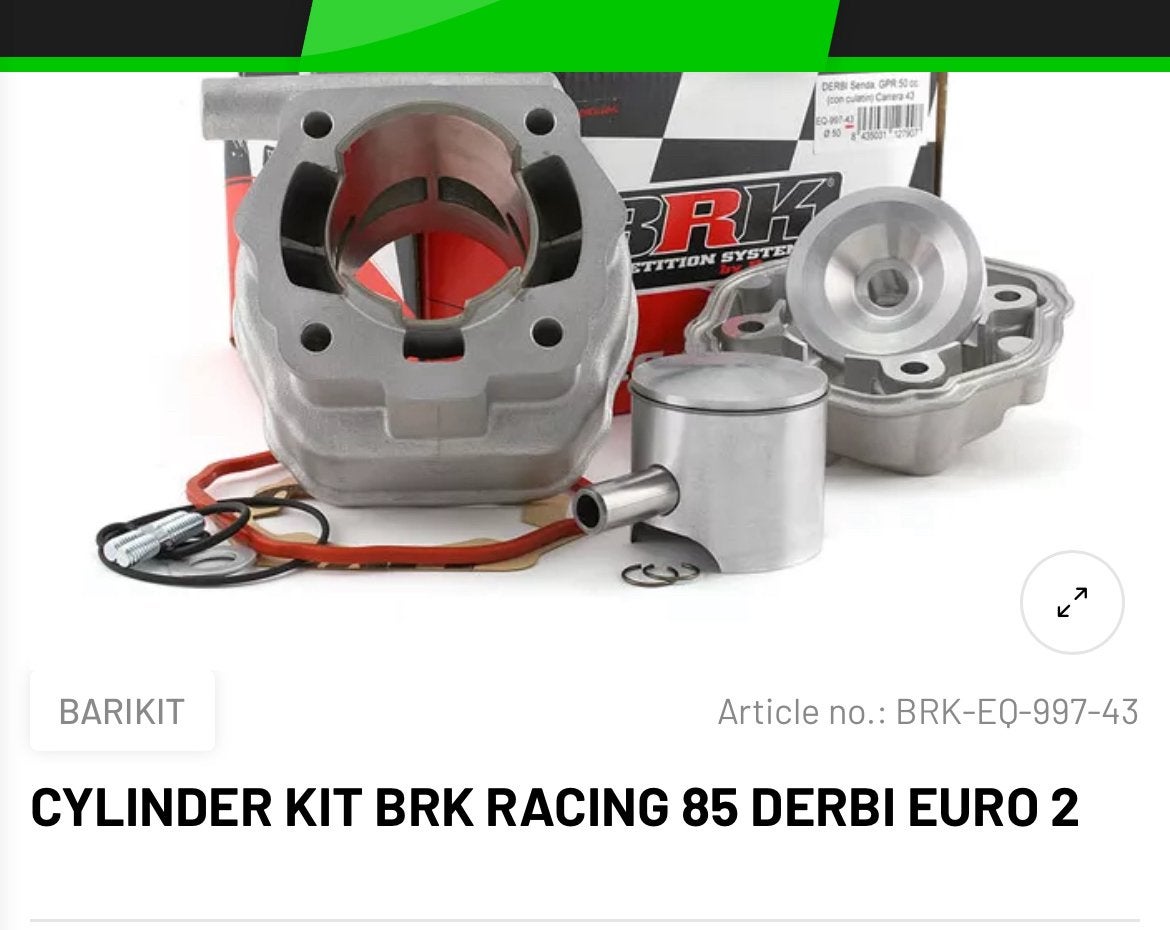 Gezocht BKR cilinder Derbi euro2, Fietsen en Brommers, Brommers | Derbi, Ophalen of Verzenden