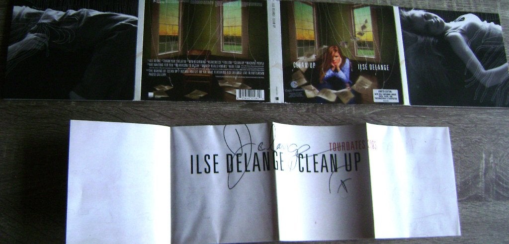 Ilse Delange:Clean up:cd/dvd-gesigneerd*limited edition-digi, Ophalen of Verzenden, Zo goed als nieuw, Poprock, Digipak
