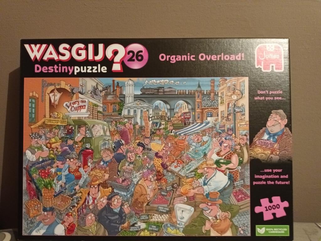 Wasgij 1000 stuks nieuwstaat, Ophalen of Verzenden, 500 t/m 1500 stukjes, Zo goed als nieuw
