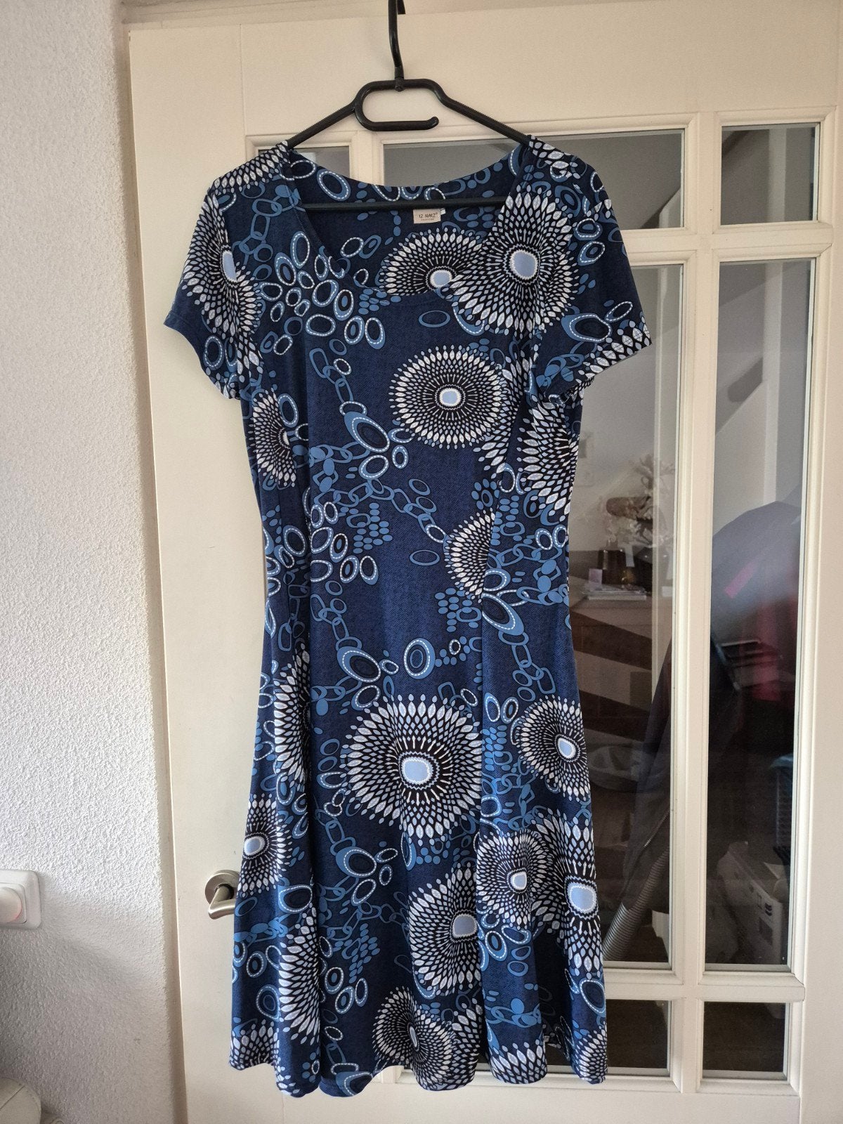 IZ NAIZ Jurk Maat L, IZ NAIZ, Blauw, Maat 42/44 (L), Ophalen of Verzenden