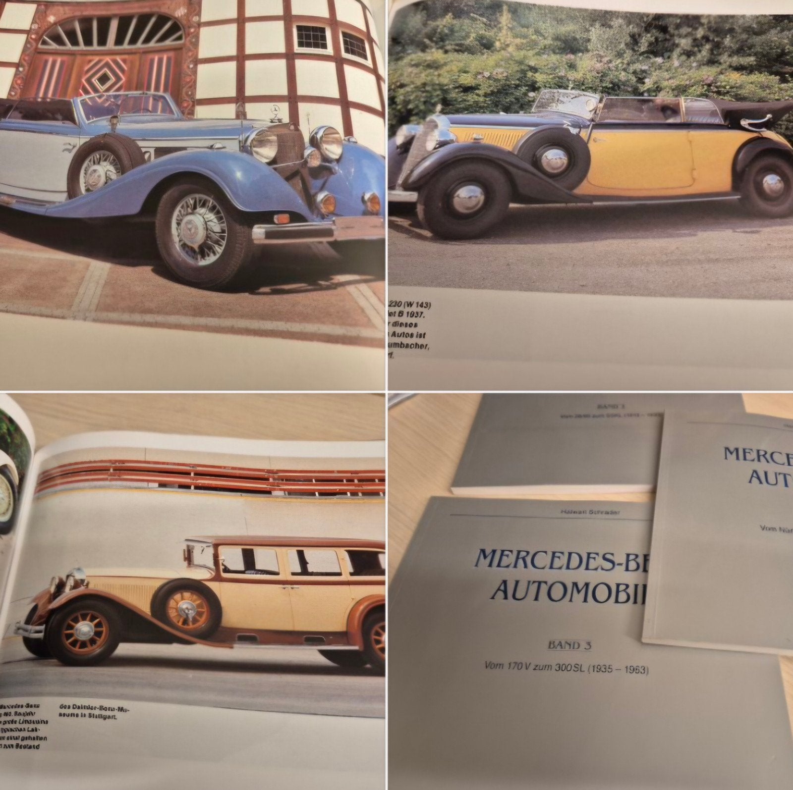 1913 1963 3 boeken Mercedes Automobile Band I II III izgst, Ophalen of Verzenden, Zo goed als nieuw, Mercedes