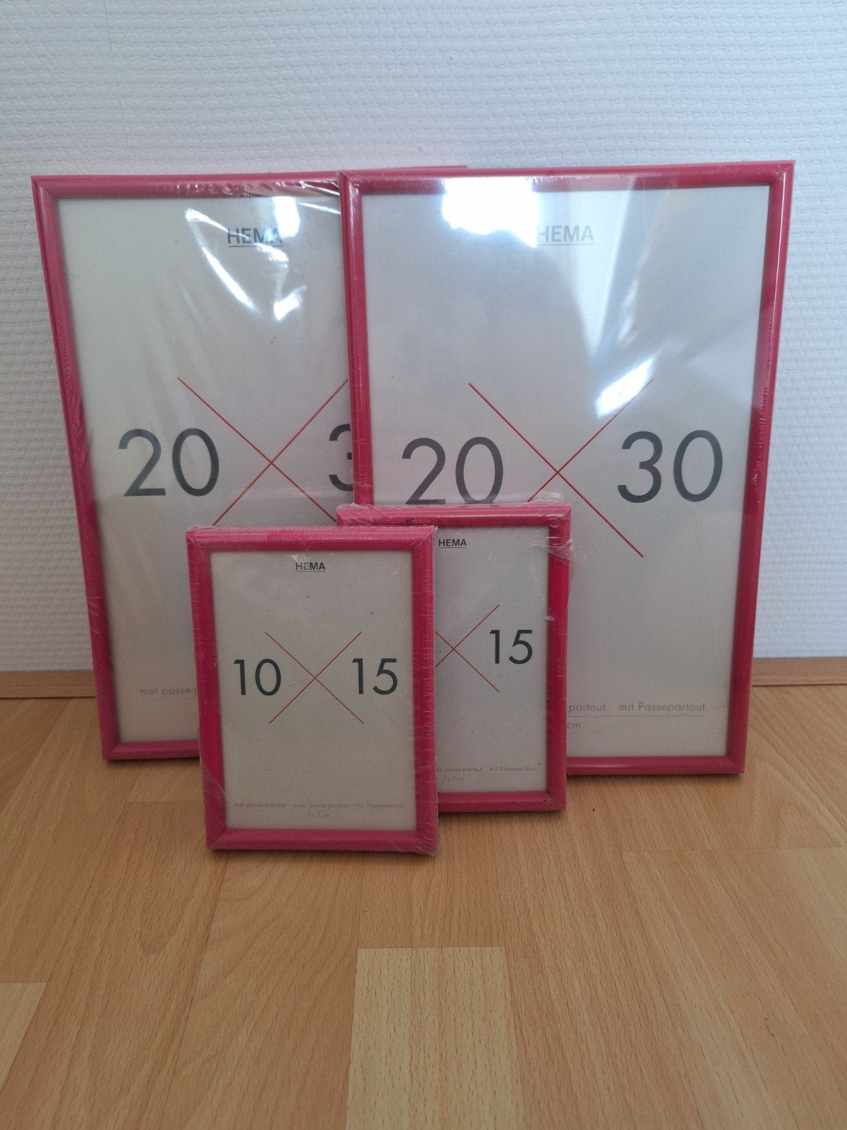 Nieuwe HEMA fotolijsten roze - diverse maten, Kunststof, Nieuw, Ophalen of Verzenden, Fotolijst